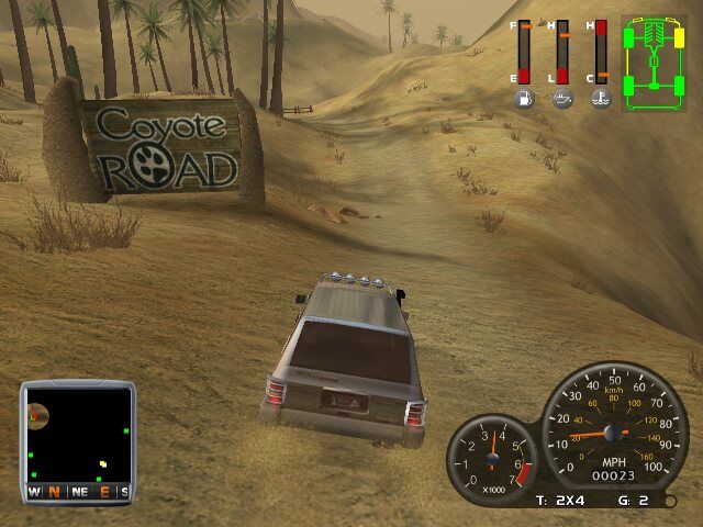 Cabela's 4x4 Off-Road Adventure III (Windows) screenshot: Coyote road