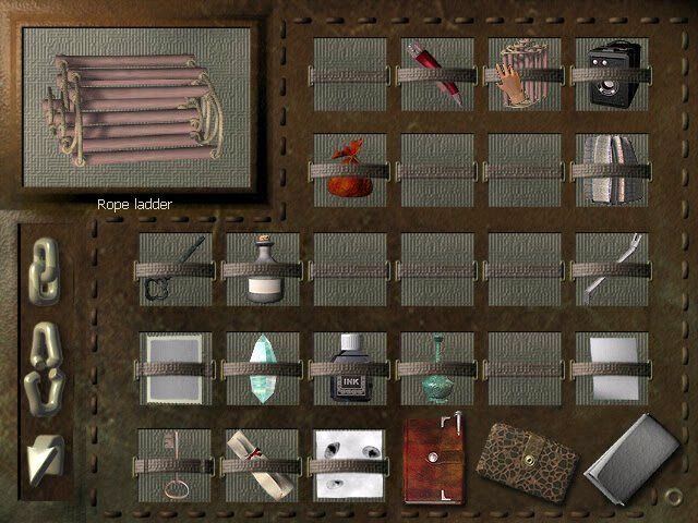 The Cameron Files: Secret at Loch Ness (Windows) screenshot: Cameron's Inventory