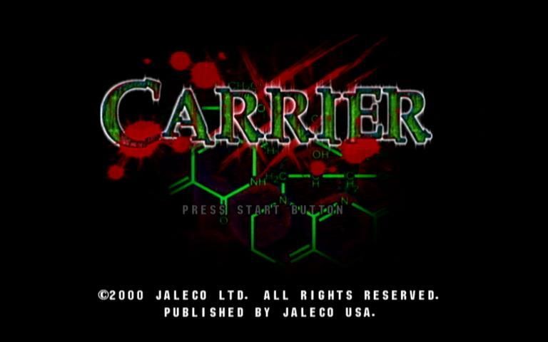 Carrier (Dreamcast) screenshot: Title Screen