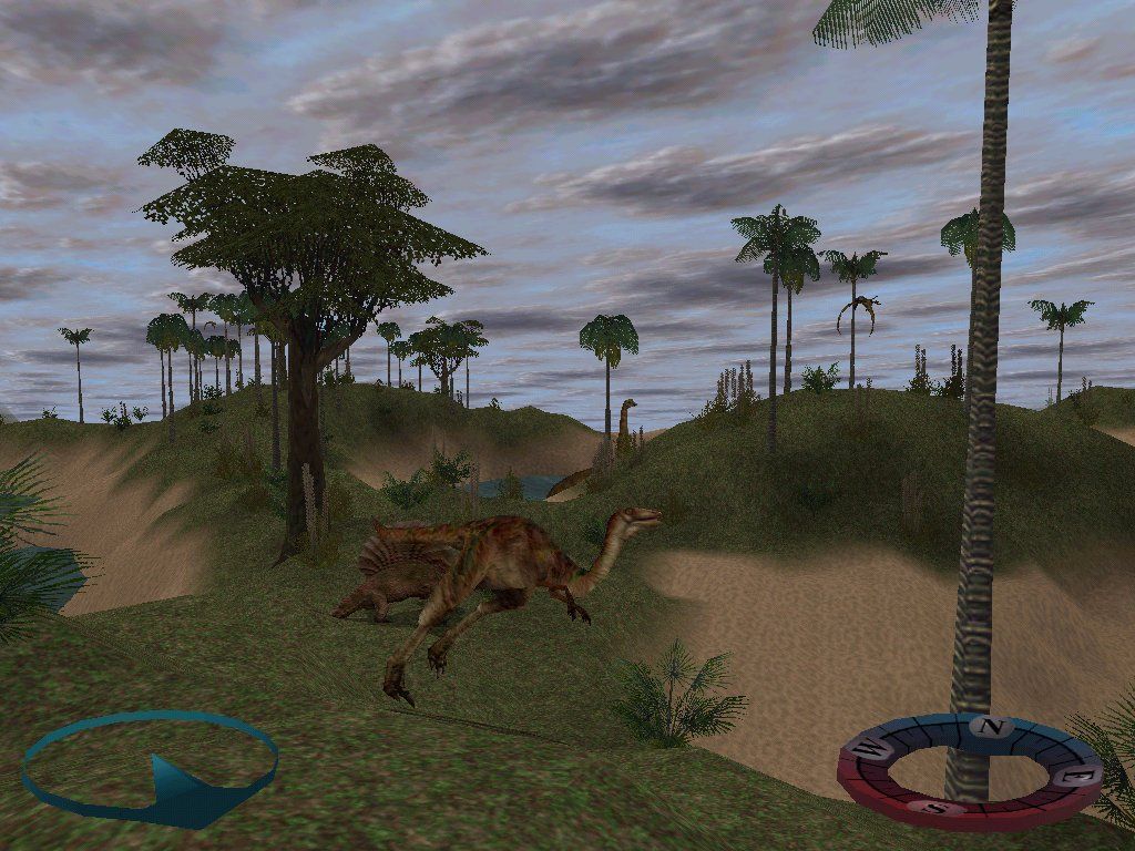 Carnivores 2 (Windows) screenshot: Welcome... to Jurassic Park!