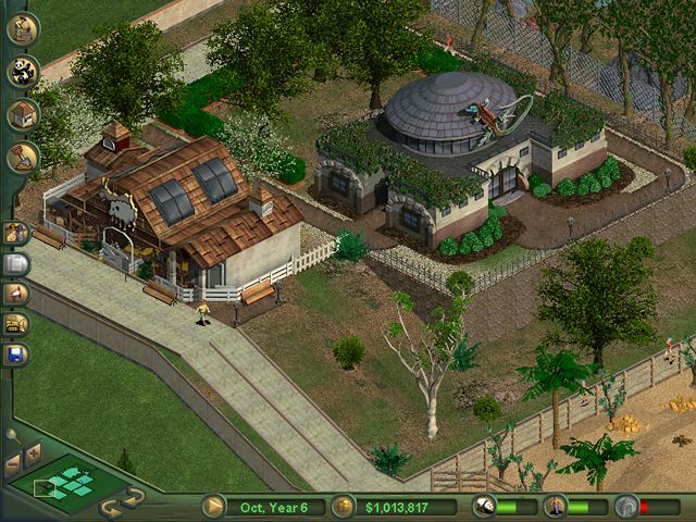 Zoo Tycoon (Windows) screenshot: Pet-house and aquarium