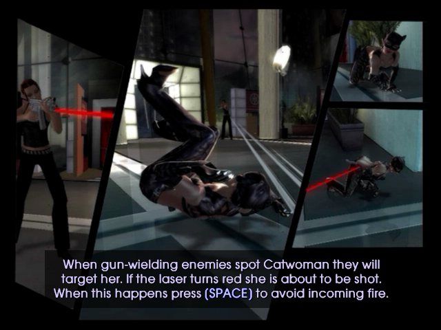 Catwoman (Windows) screenshot: Always pay attention on hints - they are very useful
