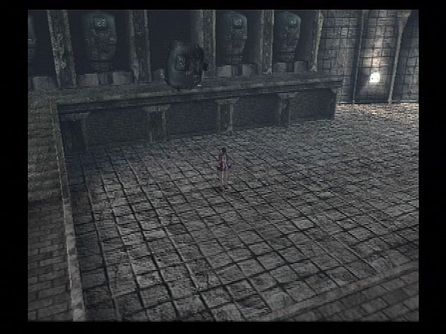 Ico (PlayStation 2) screenshot: Ico's adventure starts here.