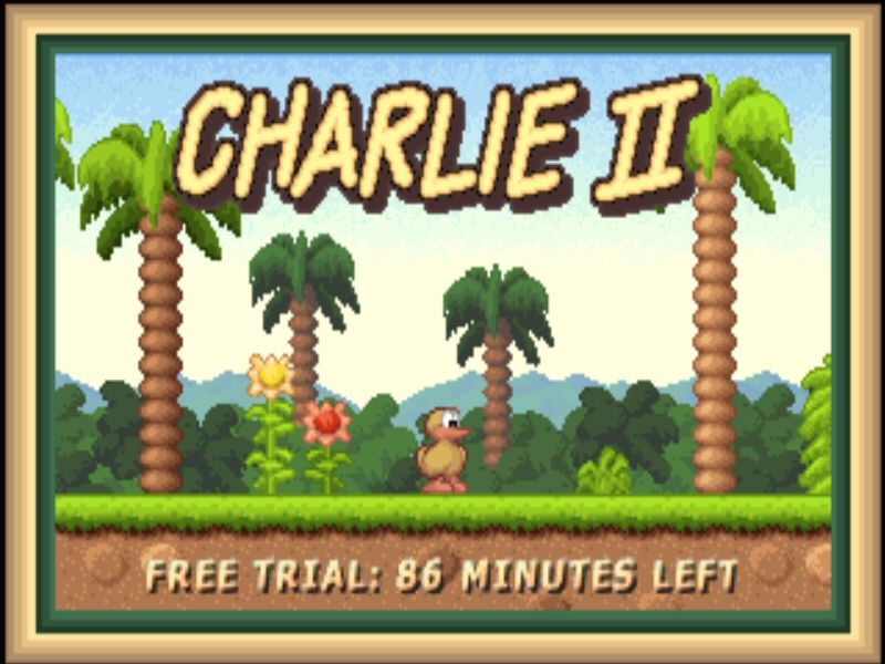 Charlie II (Windows) screenshot: Title screen