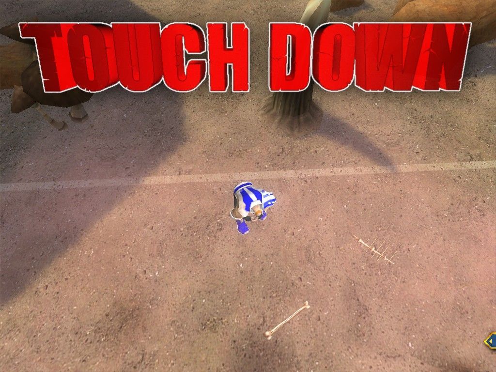 Chaos League (Windows) screenshot: TOUCH DOWN!