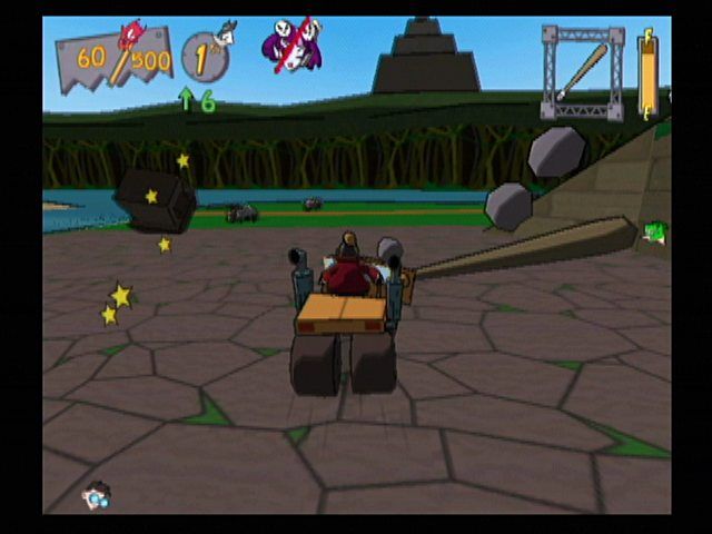 Cel Damage (GameCube) screenshot: Batter Up!
