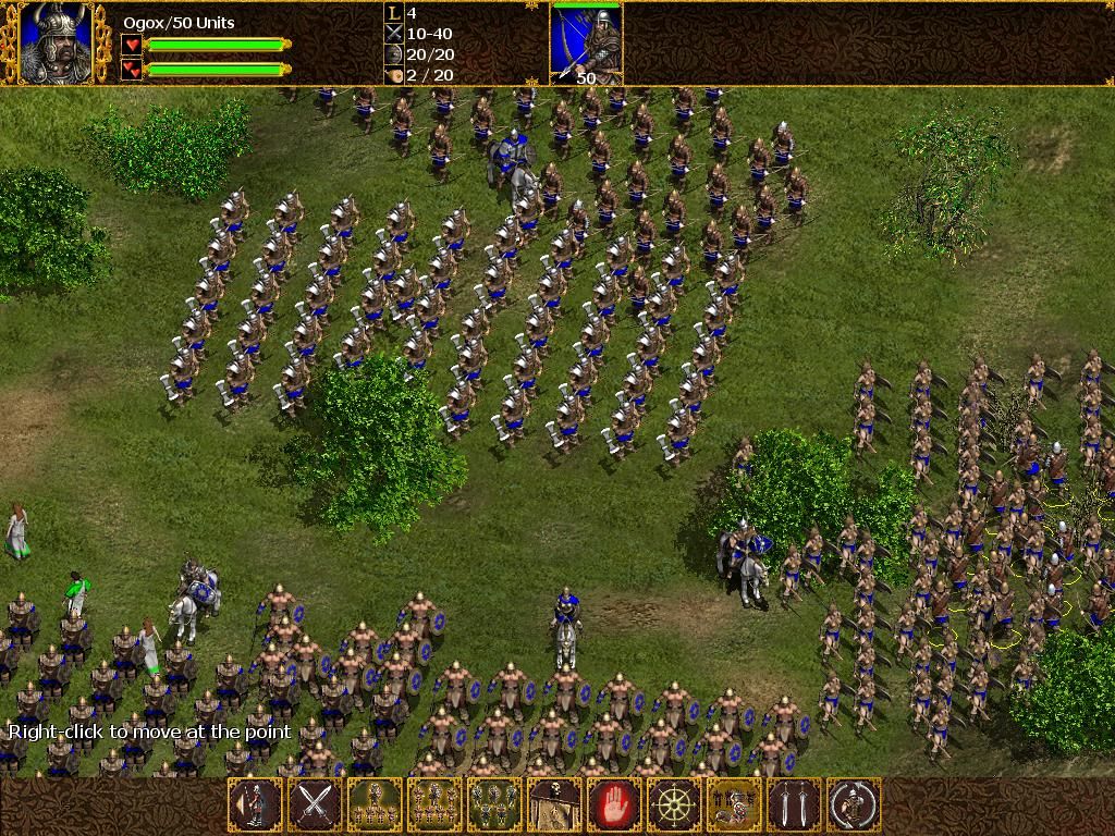 Celtic Kings: Rage of War (Windows) screenshot: Before the Battle