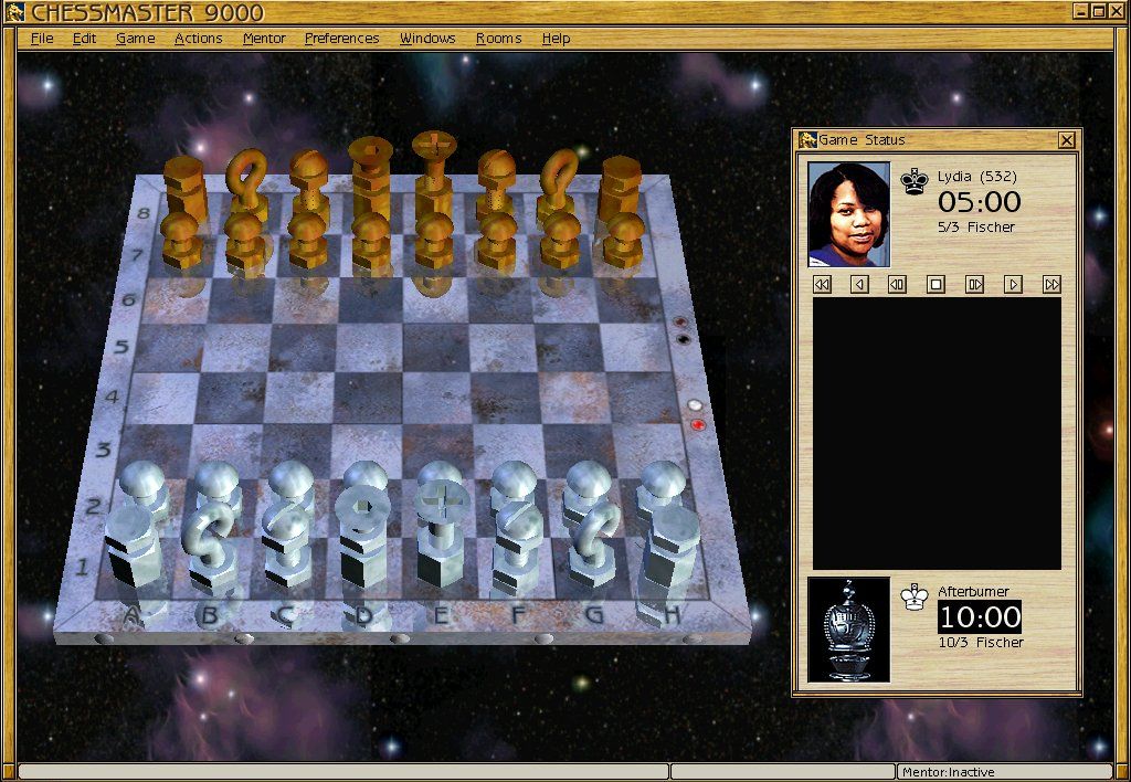 Chessmaster 9000 (Windows) screenshot: You can even change the background