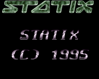Statix (Amiga) screenshot: Title screen