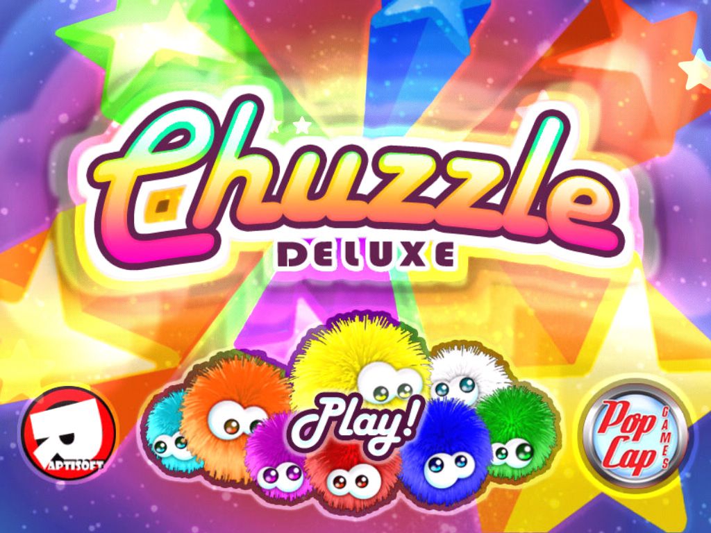 Chuzzle: Deluxe (Windows) screenshot: Title screen