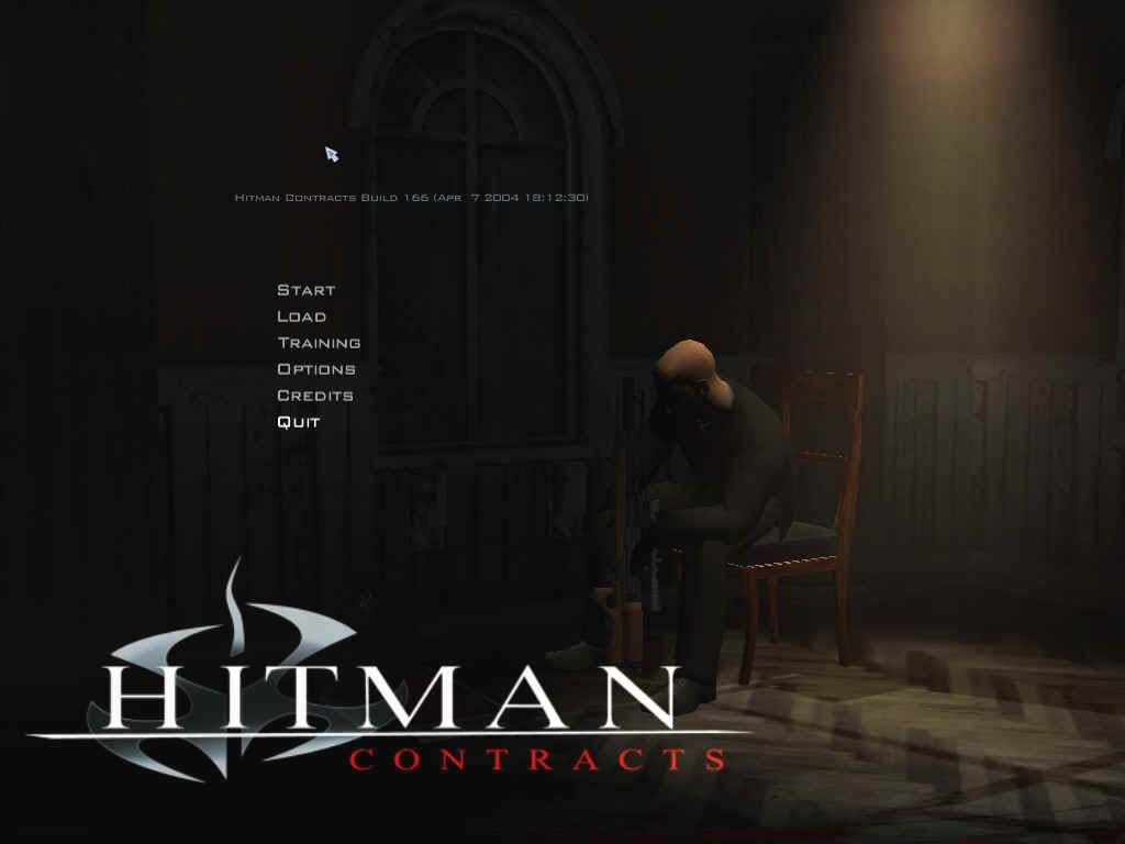Hitman: Contracts (Windows) screenshot: Title screen.