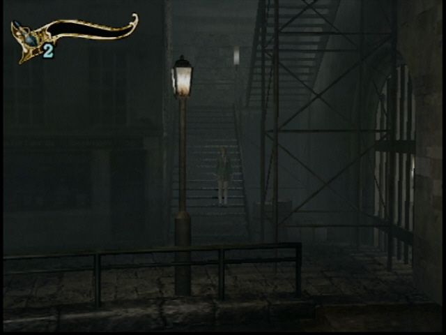 Clock Tower 3 (PlayStation 2) screenshot: It's Foggy Out