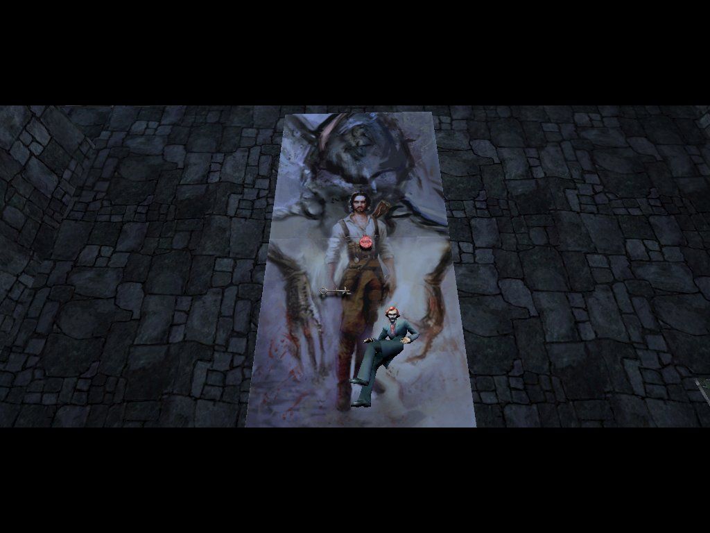 Clive Barker's Undying (Windows) screenshot: What an awful ugly crud-faced little piece of... he's right behind me, isn't he?