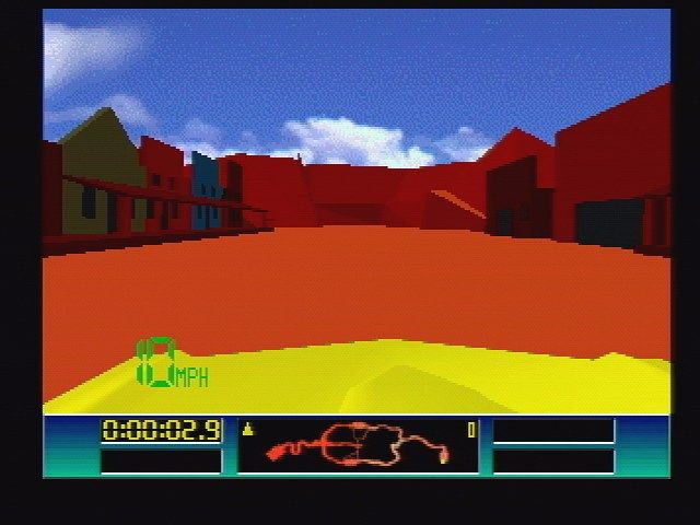 Club Drive (Jaguar) screenshot: Ghost Town