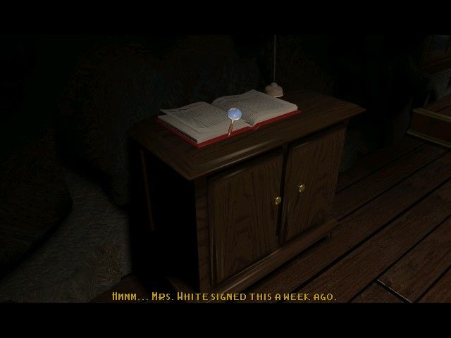 Clue Chronicles: Fatal Illusion (Windows) screenshot: Looks like someone was already visiting Ian's cabin in the mountains