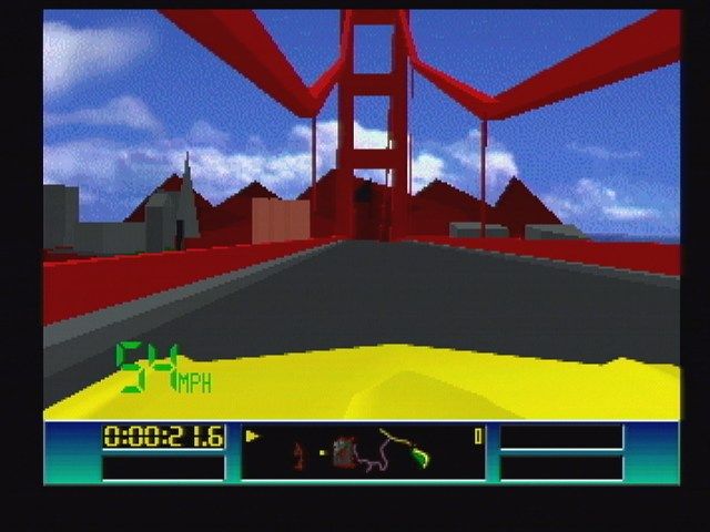 Club Drive (Jaguar) screenshot: The Golden Gate Bridge