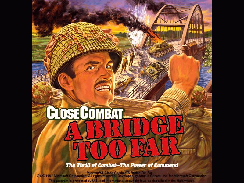 Close Combat: A Bridge Too Far (Windows) screenshot: Title screen