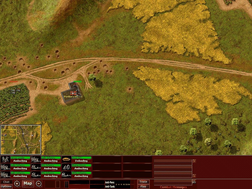 Close Combat III: The Russian Front (Windows) screenshot: Battle - occupying house
