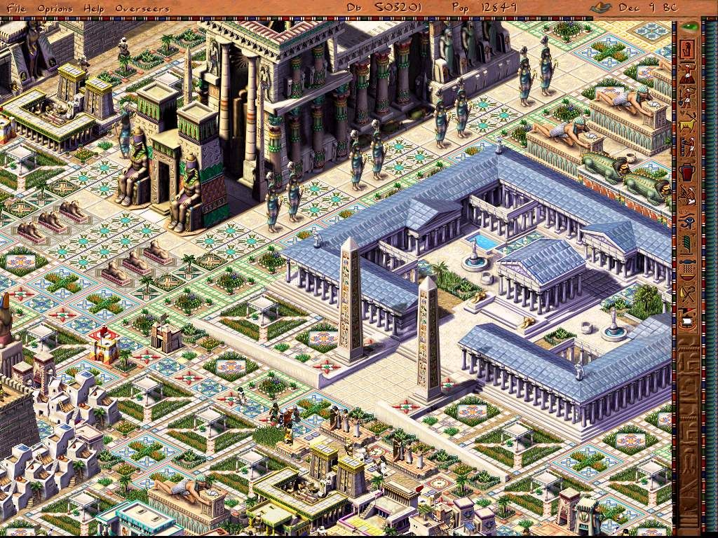 Cleopatra: Queen of the Nile (Windows) screenshot: Cleopatra's Alexandria - Caesareum