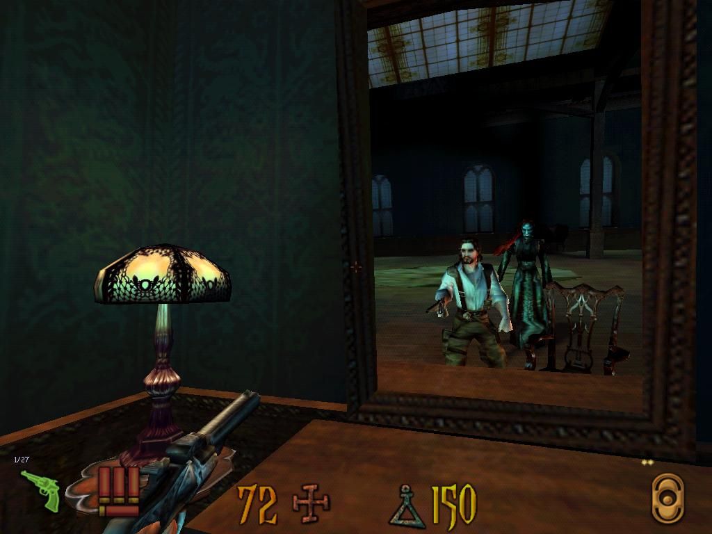 Clive Barker's Undying (Windows) screenshot: Notice Bethany behind Patrick....
