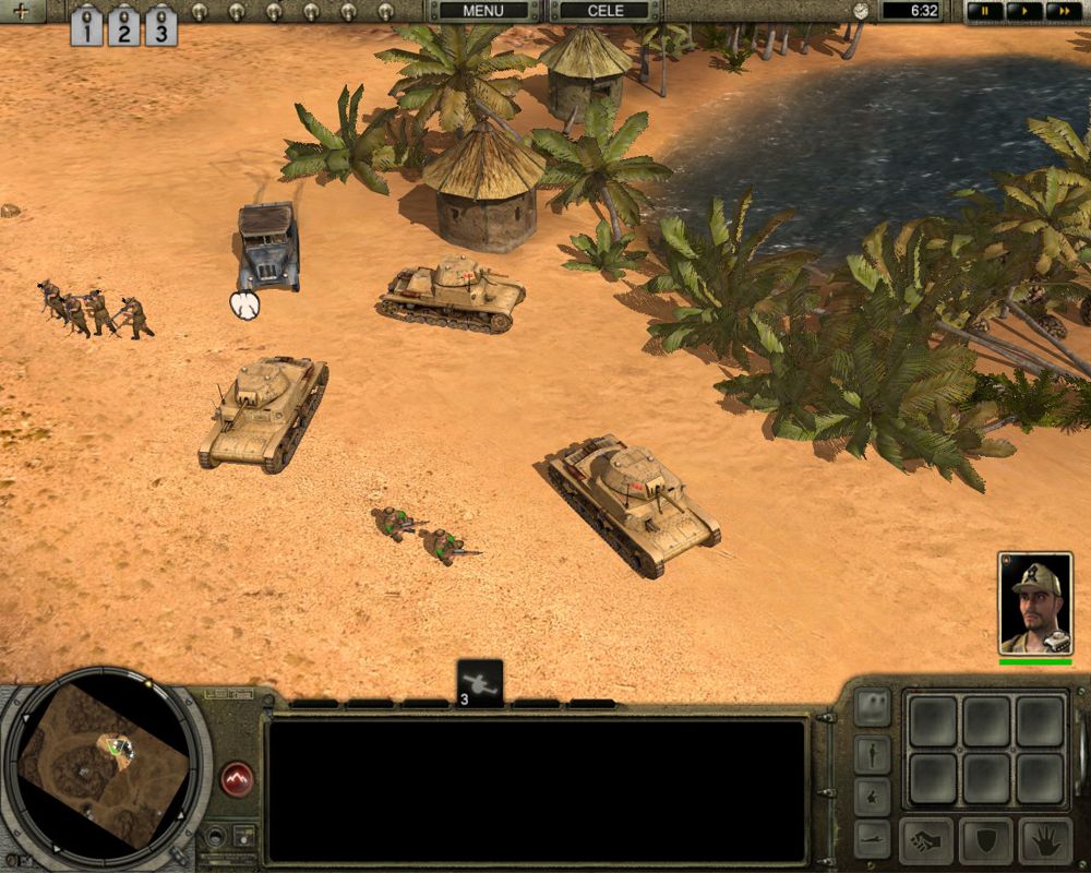 Codename: Panzers - Phase Two (Windows) screenshot: Oasis