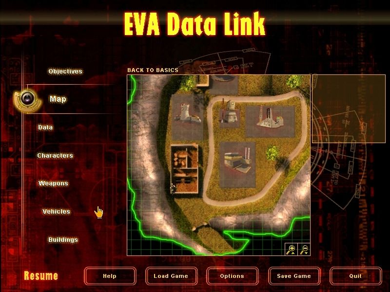 Command & Conquer: Renegade (Windows) screenshot: If you ever get lost, you may try to find a help in a map, though it seems more like a general one than to be detailed.