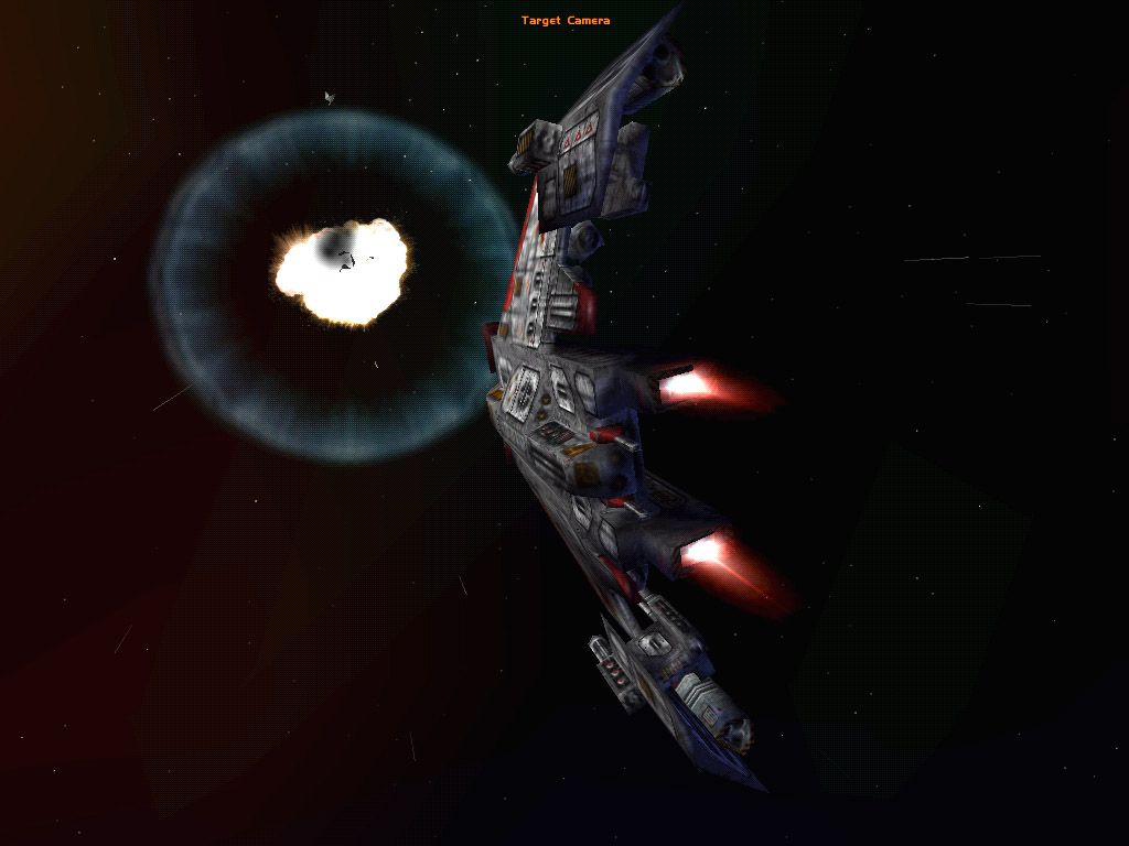 Starlancer (Windows) screenshot: Ther are many camera angles available while playing