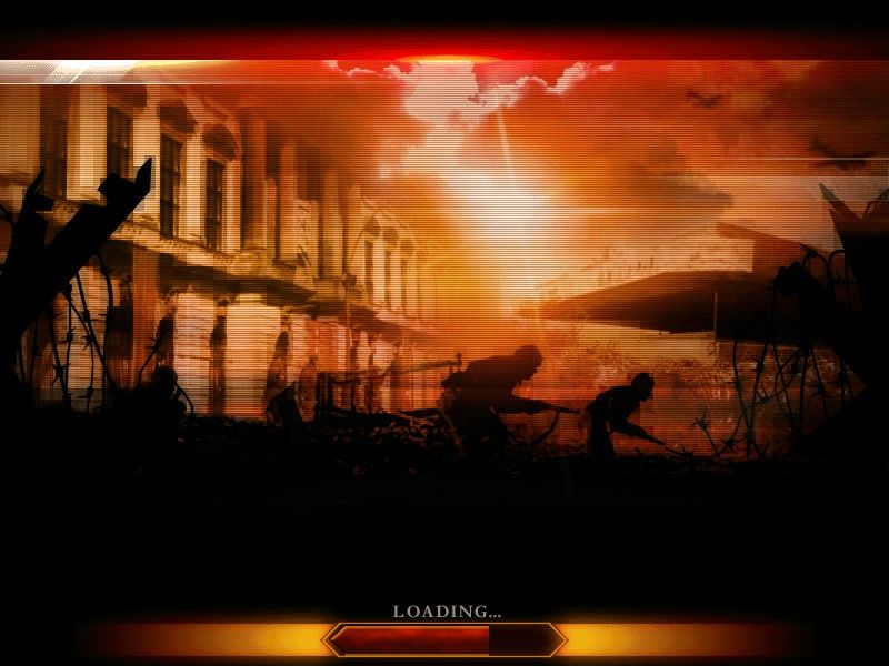 Commandos 3: Destination Berlin (Windows) screenshot: Loading screens vary from mission to mission.