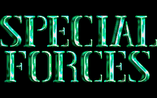 Special Forces (DOS) screenshot: Title screen.