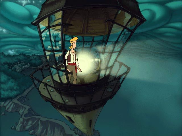The Curse of Monkey Island (Windows) screenshot: The lighthouse