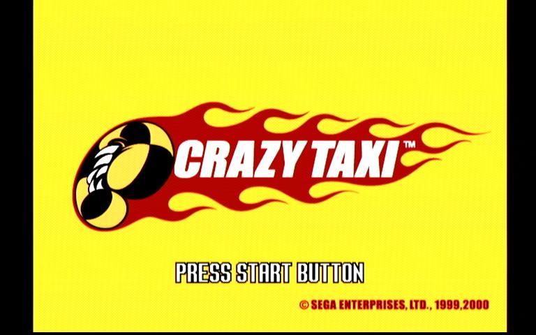 Crazy Taxi (Dreamcast) screenshot: Title Screen