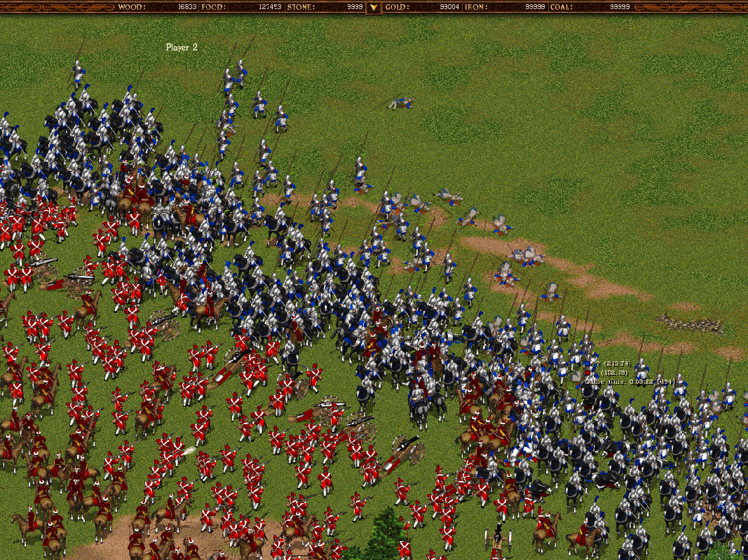 Cossacks: Back to War (Windows) screenshot: Pitched battle