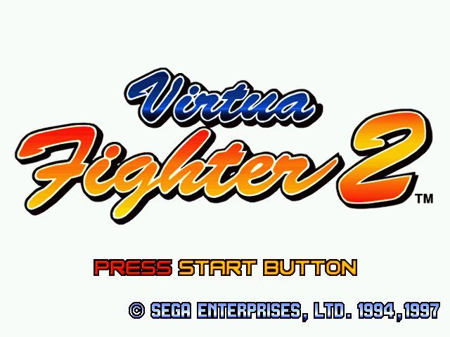 Virtua Fighter 2 (Windows) screenshot: Title Screen