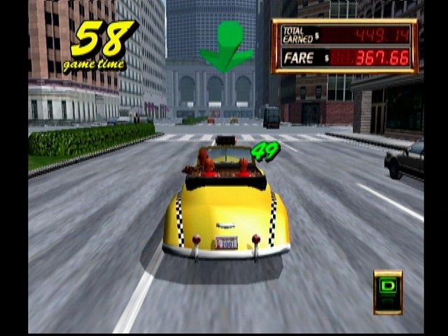 Crazy Taxi 2 (Dreamcast) screenshot: The Small Apple