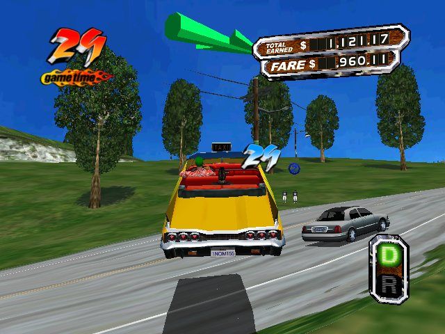 Crazy Taxi 3: High Roller (Windows) screenshot: It is good to know shortcuts