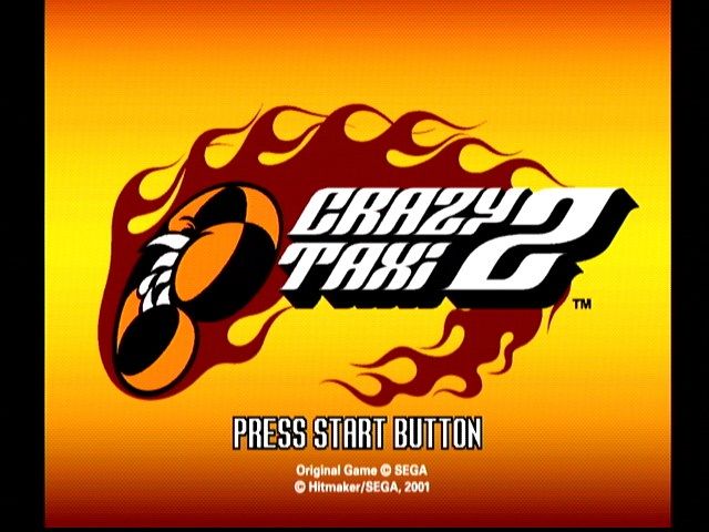 Crazy Taxi 2 (Dreamcast) screenshot: Title Screen
