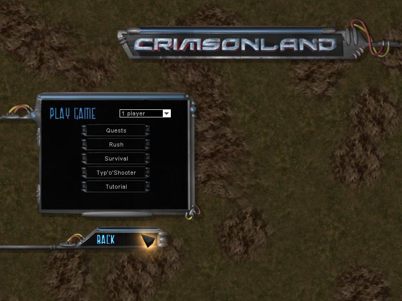 Crimsonland (Windows) screenshot: Play Modes