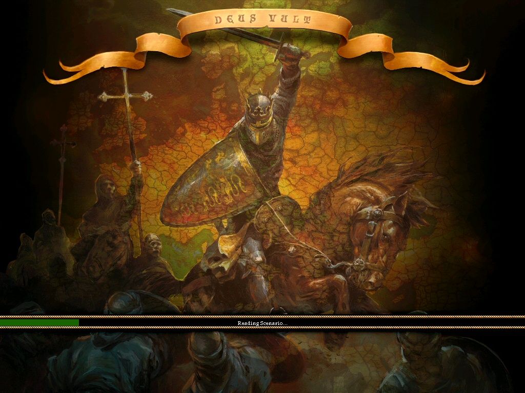 Crusader Kings (Windows) screenshot: Scenario starting