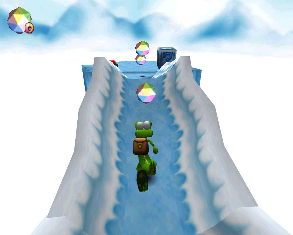 Croc: Legend of the Gobbos (Windows) screenshot: Ice bridge