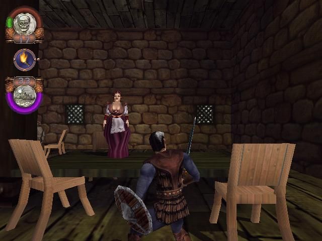 Crusaders of Might and Magic (Windows) screenshot: She looks quite good!