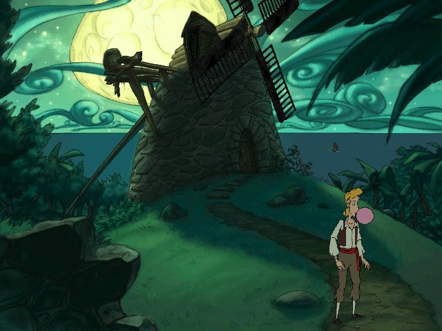 The Curse of Monkey Island (Windows) screenshot: The windmill