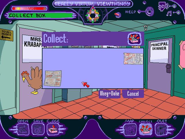 Screenshot of The Simpsons: Virtual Springfield (Windows, 1997) - MobyGames