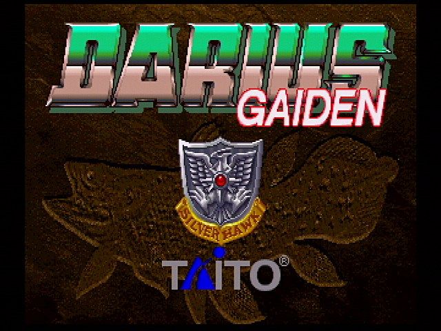 Darius Gaiden (SEGA Saturn) screenshot: Title Screen