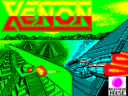 Xenon (ZX Spectrum) screenshot: Title Screen