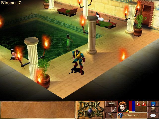 Darkstone (Windows) screenshot: Cleopatra? Uhmm, sorry, I mistook you for someone else...