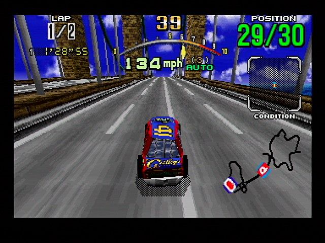 Screenshot of Daytona USA (SEGA Saturn, 1994) - MobyGames