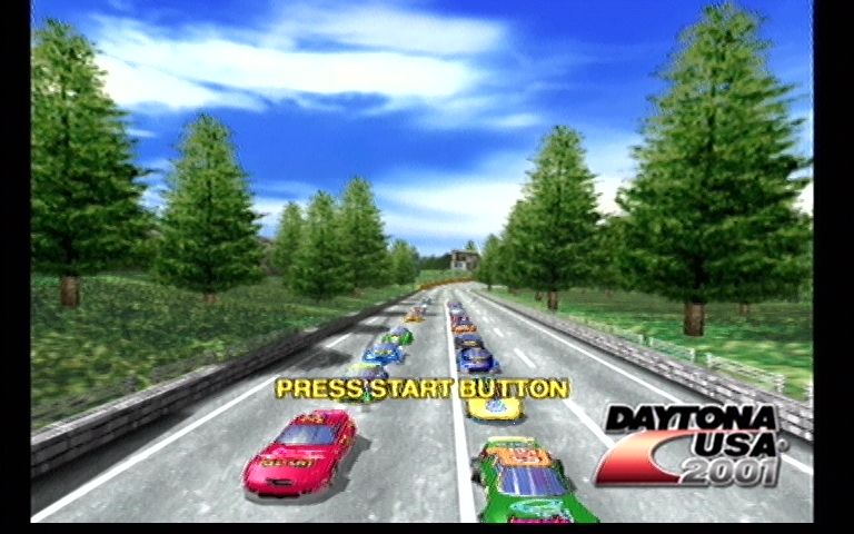 Daytona USA (Dreamcast) screenshot: Intro / Attract