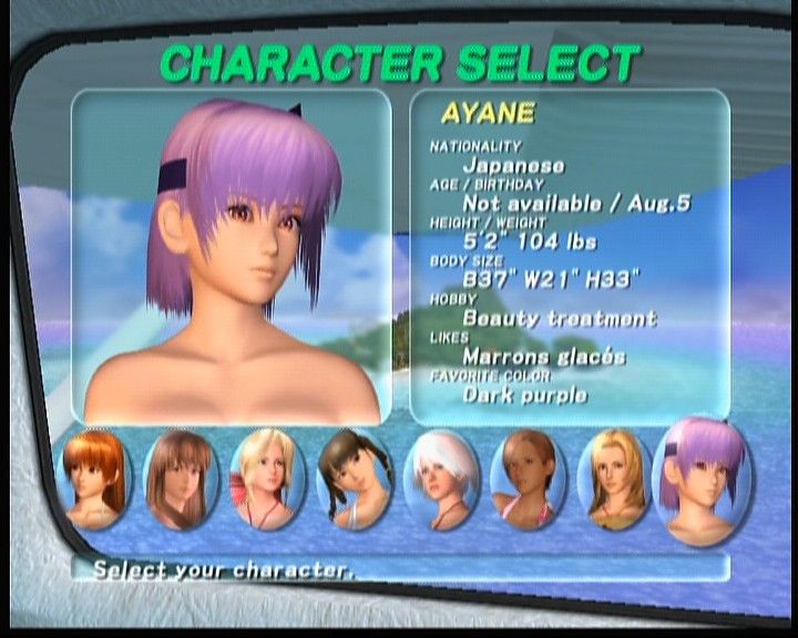 Screenshot Of Dead Or Alive Xtreme Beach Volleyball Xbox 2003
