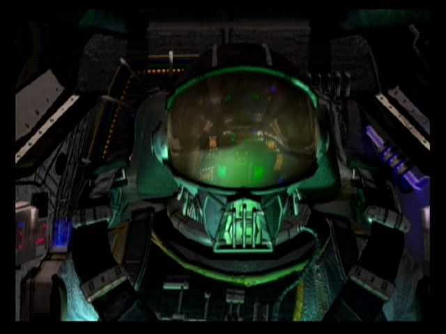 Defender (GameCube) screenshot: The Defender pilot