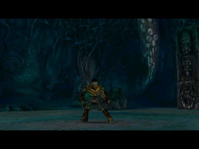 Legacy of Kain: Soul Reaver (Windows) screenshot: the game itself - you're starting in a one way zone